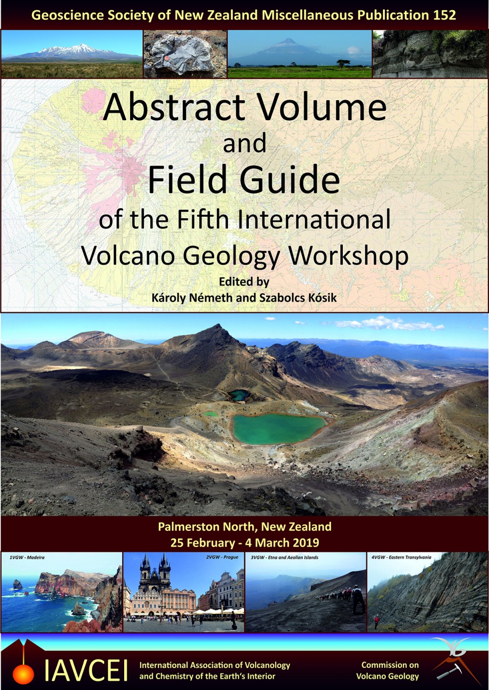 MP152 IAVCEI 5th Volcanic Geolop Abstract Volume Field Guide cover
